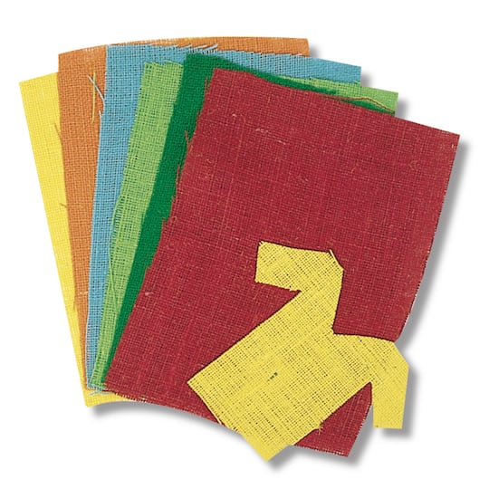 Pacon&#xAE; Colorful Burlap Sheets, 12&#x22; x 18&#x22;